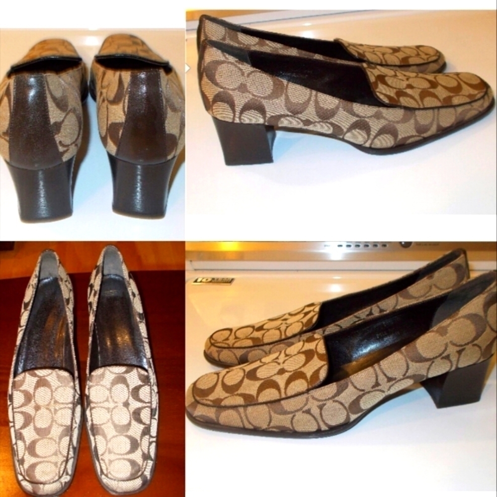 AUTHENTIC COACH SIG C SHOES SIZE 6.5